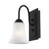 Livex Lighting Ridgedale 1 - Light Wall Light in  Black - 3 of 4