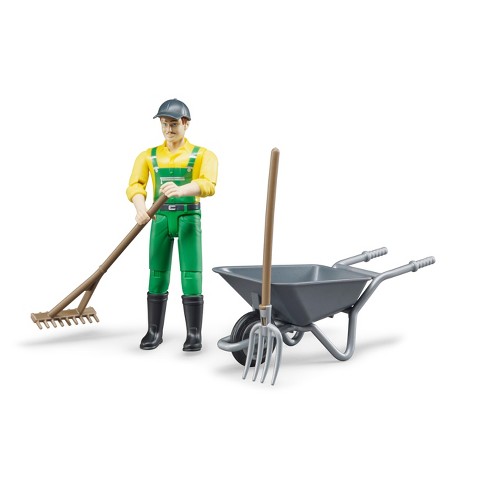  Bruder Toys - Bworld Municipal Worker in Dungarees and