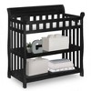 Delta Children Eclipse Changing Table with Pad - Ebony Black - 3 of 4
