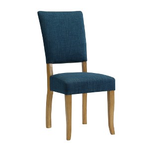 Set of 2 OpenBack Parsons Dining Chair Blue - Saracina Home