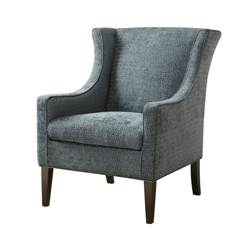 Conway Wing Chair Blue - Madison Park, 3 of 7