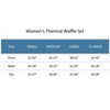 Sportlife Brands LLC Women's Printed Waffle Weave Thermal Top and Bottom Set - 4 of 4