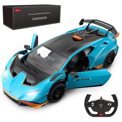 JuzToys Remote Control Car, 1:14 RC Car Lamborghini Huracan STO Model 2.4Ghz RC Car Car Blue