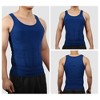 Unique Bargains Men Body Slimming Tummy Shaper Underwear Stretch Shapewear Waist Girdle Shirt Nylon - 4 of 4