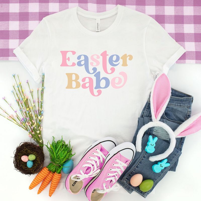 The Juniper Shop Easter Babe Colorful Toddler Short Sleeve Tee, 2 of 3