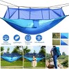 Racxily Camping Hammock, Portable Double Hammock with Net,600lbs Load 2 Persons Hammock w/Mosquito Net Outdoor Hiking, w/ Strap Hook Carry Bag - 4 of 4