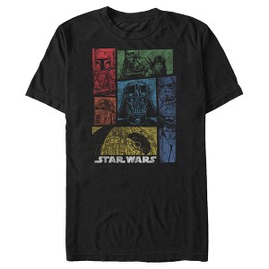 Men's Star Wars: A New Hope Distressed Multicolor Panels T-Shirt - 1 of 4