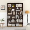 Tangkula 2PCS 70" all 6-Tier Bookcase w/ 6 Open Shelves Anti-Toppling Kits Living Room - 2 of 4