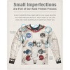 Men's Astronaut Spacesuit (Front Back Print) Long Sleeve Costume T-Shirt - 4 of 4