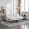 Airsurfer Modern Convertible Sofa Bed ¨C Folding Sleeper Couch with Pillow-Top Tufted Cushions and Adjustable Backrest for Living Room - 2 of 4