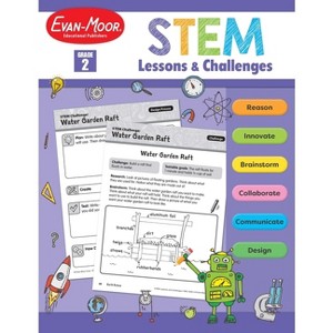 Stem Lessons and Challenges, Grade 2 Teacher Resource - by  Evan-Moor Educational Publishers (Paperback) - 1 of 1