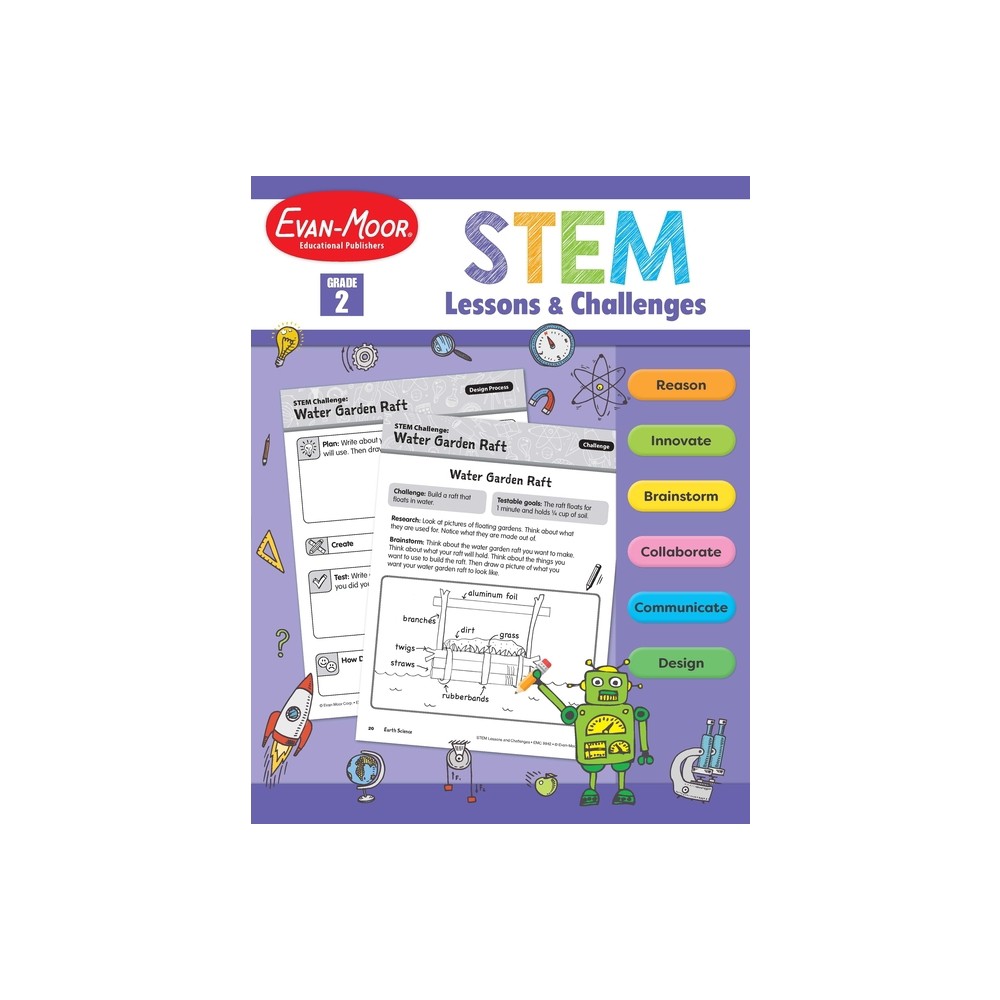 ISBN 9781629388625 product image for Stem Lessons and Challenges, Grade 2 Teacher Resource - by Evan-Moor Educational | upcitemdb.com
