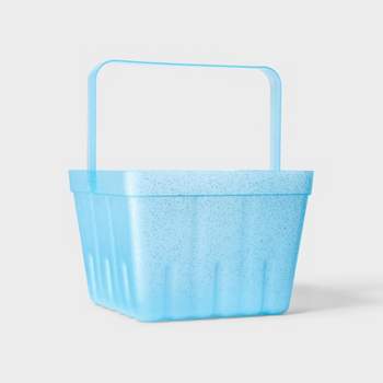 Easter Plastic Berry Basket Blue - Spritz™