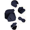 INSPIRE CHIC Women's Interlock 8-shaped Faux Leather Buckle Elastic Belt 1 Pc - 2 of 4