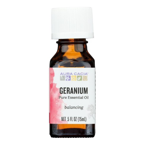 Aura Cacia Geranium Pure Essential Oil - 0.5 fz - image 1 of 4