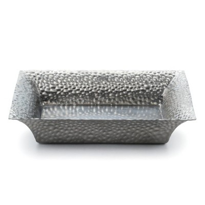 Embossed Stainless Steel Square Kitchen and Bathroom Tray