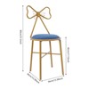 YIYIBYUS Modern Chair, Butterfly-Shaped Stool, Butterfly Backrest Chair for Dining Makeup - 4 of 4