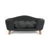 LAOTIES  Modern Dog Bed–Small Pet Bed With Plush Cushion And Birch Wood Legs - 4 of 4
