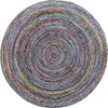 Unique Loom Braided Chindi Collection Area Rug - 2 of 4
