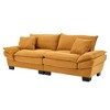 CAVINAS Corduroy Sofa Sleeper Couch, Upholstered Loveseat Sofa with Pillows, for Bedroom, Living Room, Apartment, Office - 4 of 4
