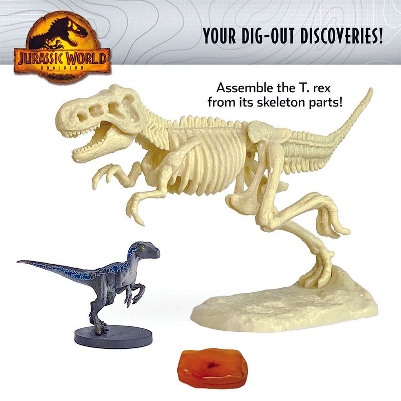 Jurassic World: Dominion Dinosaur Dig - Blue, T. Rex, and Amber, 5 of 10