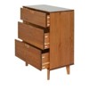 Mid-Century Modern Wood 3 Drawer Dresser - Saracina Home - image 4 of 4