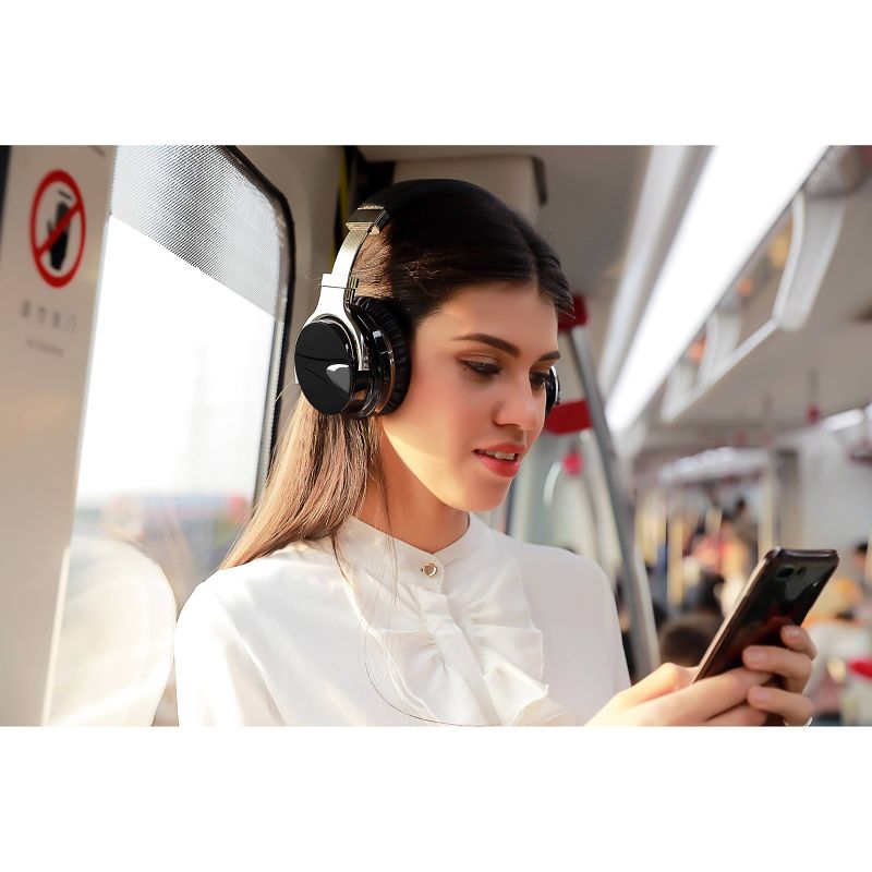 Cowin E7MR Active Noise Cancelling Bluetooth Wireless Over-Ear Headphones with Microphone, 6 of 8