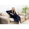 Oversized Wearable Adult Blanket with Sleeves and Hood by Sweet Home Collection® - 4 of 4