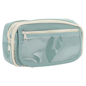 Unique Bargains Pencil Case with Flip Cover for Office Organizer - 1 of 4