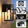 DAKAFUL 2-Pack Outdoor Wall Lights, Waterproof Exterior Light Fixtures Porch Lights - 3 of 4
