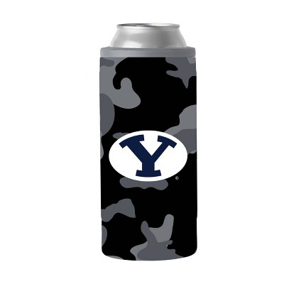 NCAA BYU Cougars 12oz Black Camo Slim Can Cooler