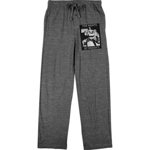 Five Nights of Freddy's Black & White Sleep Pajama Pants - image 1 of 2