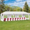 FDW Party Tent Portable Outdoor Canopy Tent Sturdy  Easy Assembly Outdoor Tents for  Wedding Partfor Camping Shelter BBQ Cater Events Beach - 2 of 4