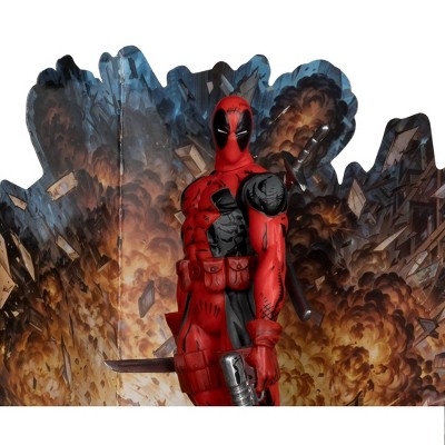 Marvel Deadpool 1:10 Scale Red and Black PVC Action Figure