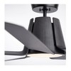 Emerson Floret Eco 60" Outdoor Damp Barbeque Black Ceiling Fan  Charcoal Blades - 4 of 4