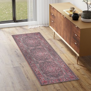 Thomasville Emporia Industrial Old World Chenille Machine Washable Non-Slip Flat Pile Area Rug Collection - 1 of 4