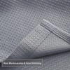 Waffle Fabric Shower Curtain for Bathroom - 4 of 4