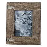 Hinge Accent 5X7 Photo Frame Natural Wood, MDF, Metal & Glass - Foreside Home & Garden
