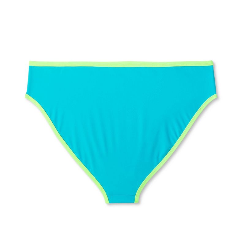 Women's Colorblock High Leg Cheeky Bikini Bottom - Wild Fable™, 6 of 13