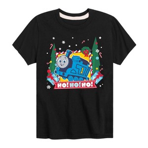 Boys' - Thomas & Friends - Holiday Ho Ho Ho Short Sleeve Graphic T-Shirt - 1 of 4