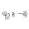 Pompeii3 1/5ct Diamond Studs 14K White Gold - 3 of 4