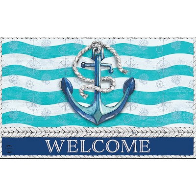 Briarwood Lane Everyday Doormat 30x18 Indoor Outdoor Welcome Anchor Doormat