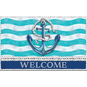 Welcome Anchor Everyday Doormat 30" x 18" Indoor Outdoor Briarwood Lane - 1 of 4