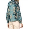 Women's Ruffle Velvet Blouse - Fate - 3 of 3