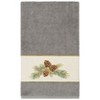 Linum Home Textiles 100% Turkish Cotton PIERRE Embellished Towel Set - 3 of 4