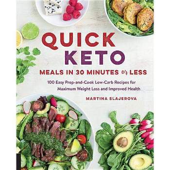Quick Keto Meals in 30 Minutes or Less - (Keto for Your Life) by  Martina Slajerova (Paperback)