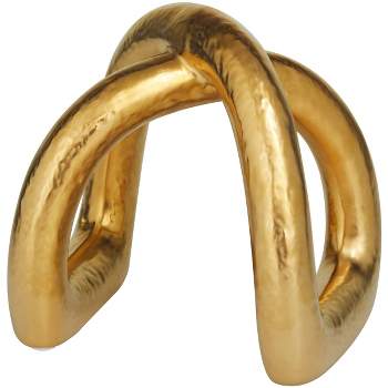 Porcelain Abstract Arched Sculpture Gold – CosmoLiving by Cosmopolitan