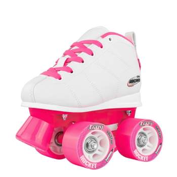Crazy Skates Adjustable Rocket Roller Skates For Girls And Boys - Great Beginner Kids Quad Skates