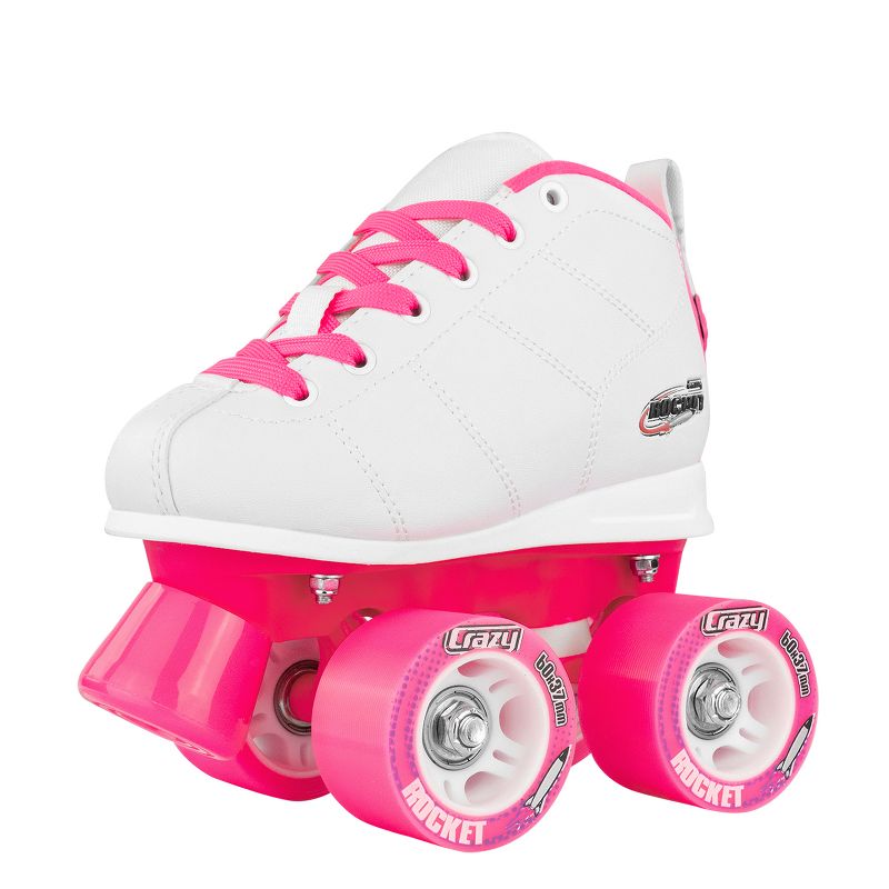 Crazy Skates Adjustable Rocket Roller Skates For Girls And Boys - Great Beginner Kids Quad Skates, 1 of 7