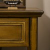 Vintage Side Table with Drawer & Open Shelf, Retro End Table with Storage for Living Room Bedroom, Bedside Nightstand - 2 of 4